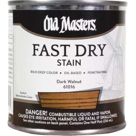 Old Masters 0.5 Pint Dark Walnut Fast Dry Stain OL600815